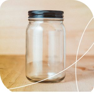 ظرف شیشه ای جار