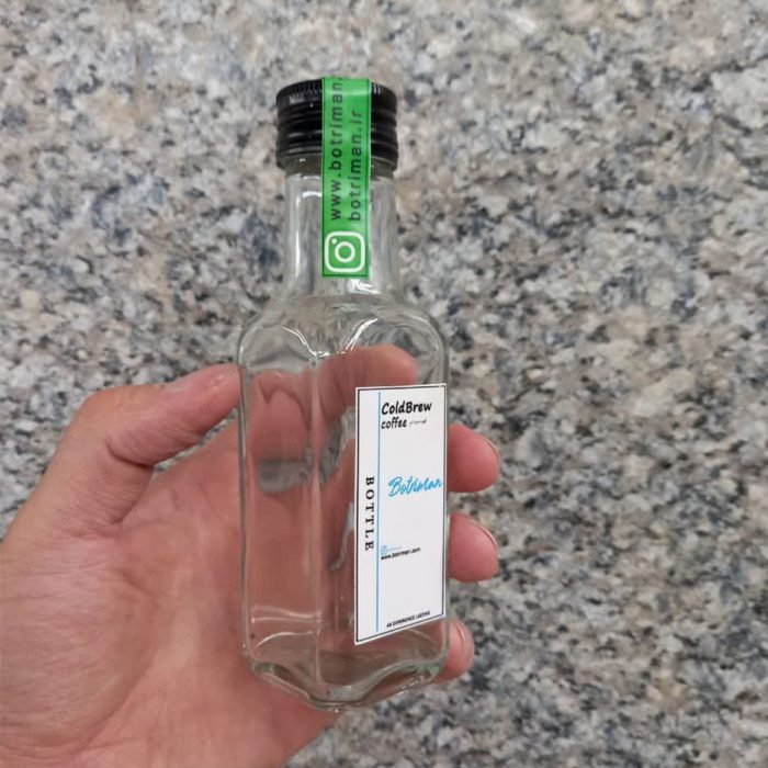 بطری شیشه ای 60 سی سی
