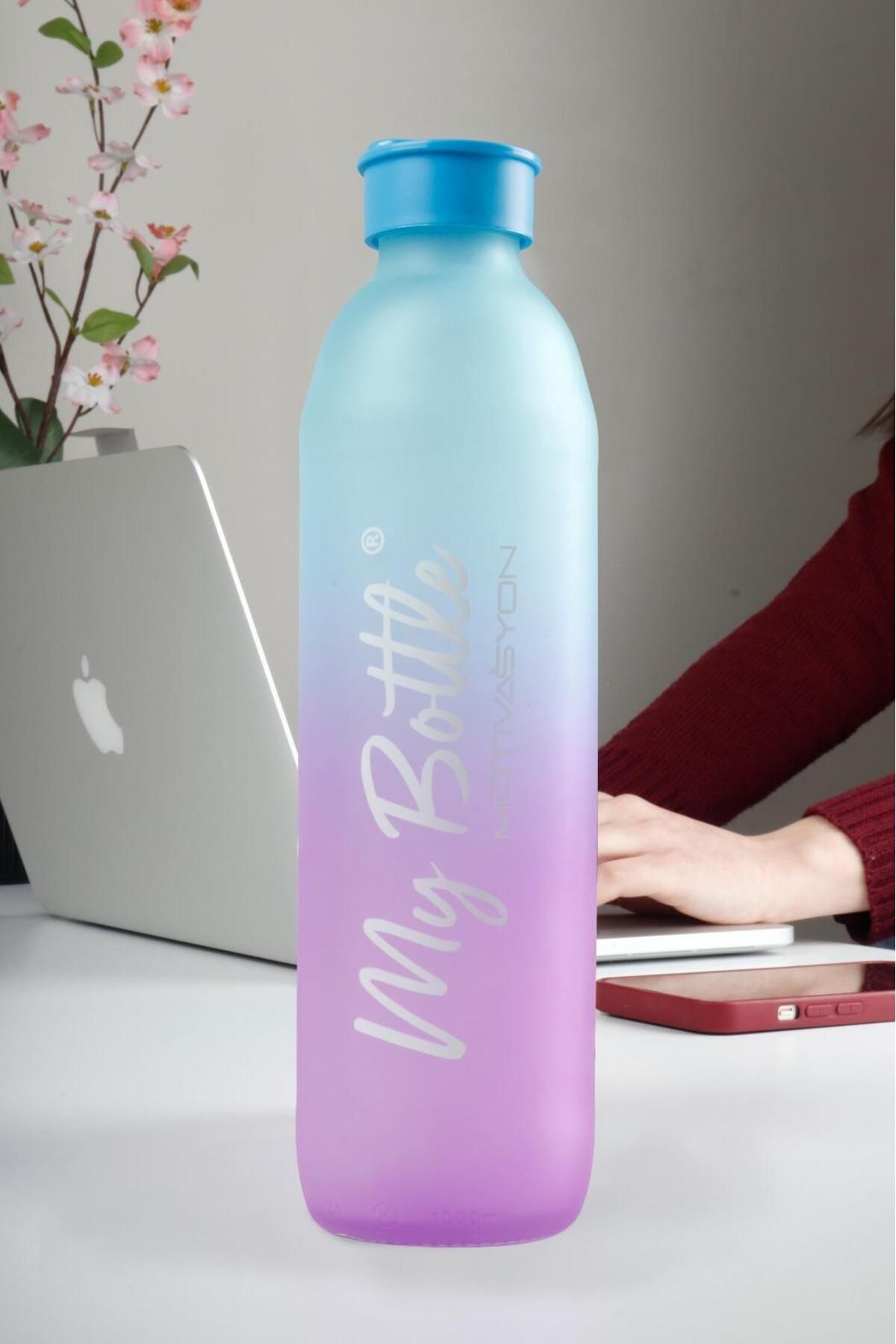 بطری آب شیشه ای ورزشی