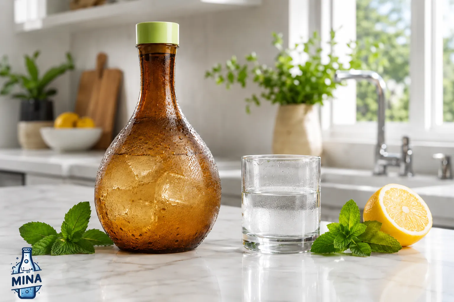 بطری شیشه ای قرابه بهتر است یا پلاستیکی
